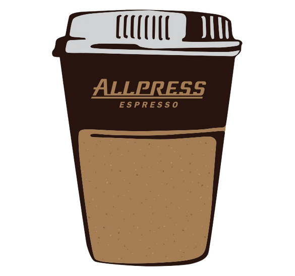 Picture of a cup of coffee from Allpress Espresso sold by The Coffee Counter Tokyo